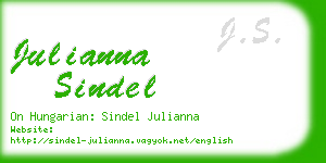 julianna sindel business card